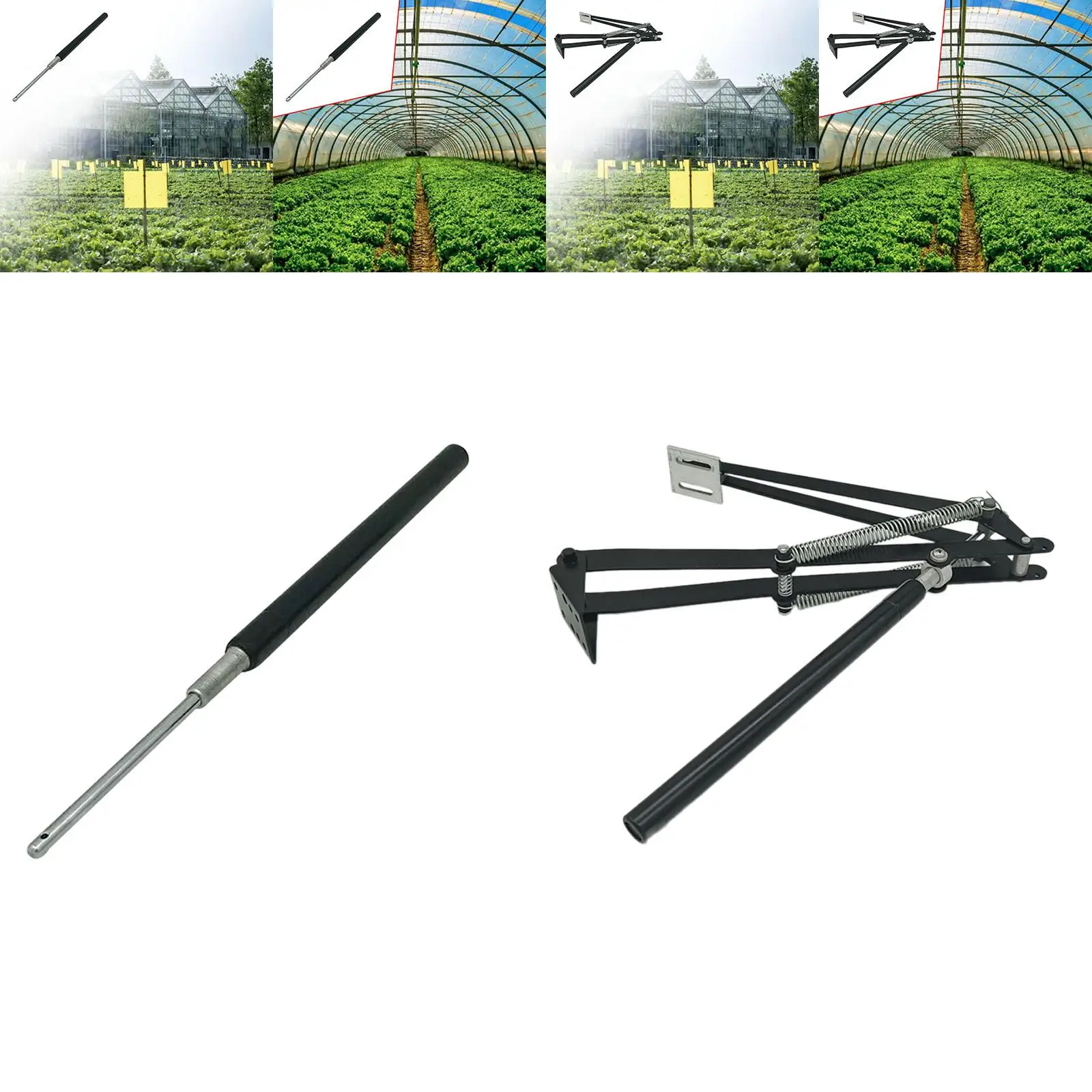 Greenhouse Window Opener Temperature Controlled Sturdy Uses Solar Energy Auto Window Opener for Planting Agricultural Breeding