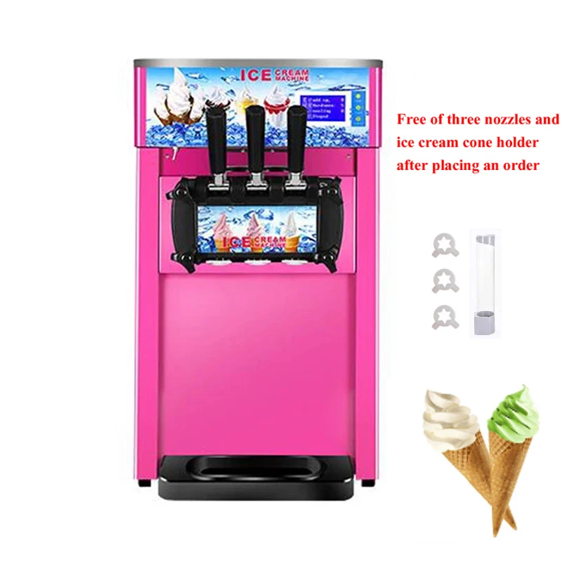

Yogurt Soft Ice Cream Machine Stainless Steel Ice Cream Maker Desktop Ice Cream Vending Machine