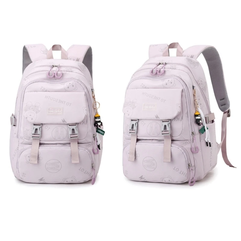 Pendant Backpack Bookbag Casual Travel Laptop Bag Teen School Bookbag