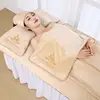head spa shampoo bed towel Beauty salon headband bedding towel towel bath towel set print logo customized beauty head spa liege 2