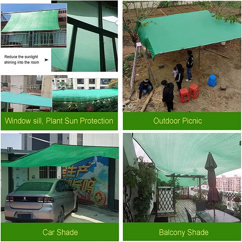 Shading HDPE Beige Sunshade Net Garden Plant Shed Shading Sail UV Protection Outdoor Pergola Sun Cover Swimming Pool Awning
