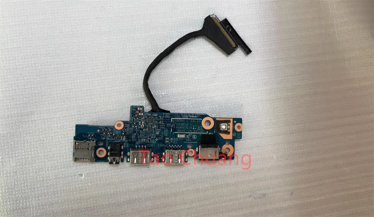 

Аудио USB плата для Dell Latitude 3420 E3420, плата сетевой карты, Кнопочная плата переключателя F78FC 0F78FC