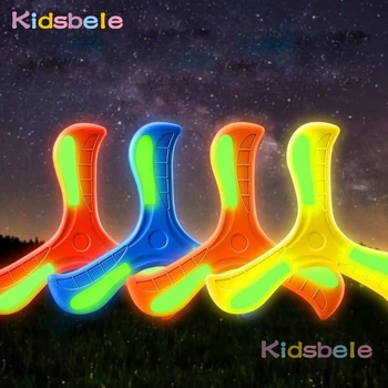 EVA 360 Degrees Returning Spinner Three-leaf Luminous Boomerang Summer Outdoor Sports Game Parent-Child Safe Competitive Toy 1