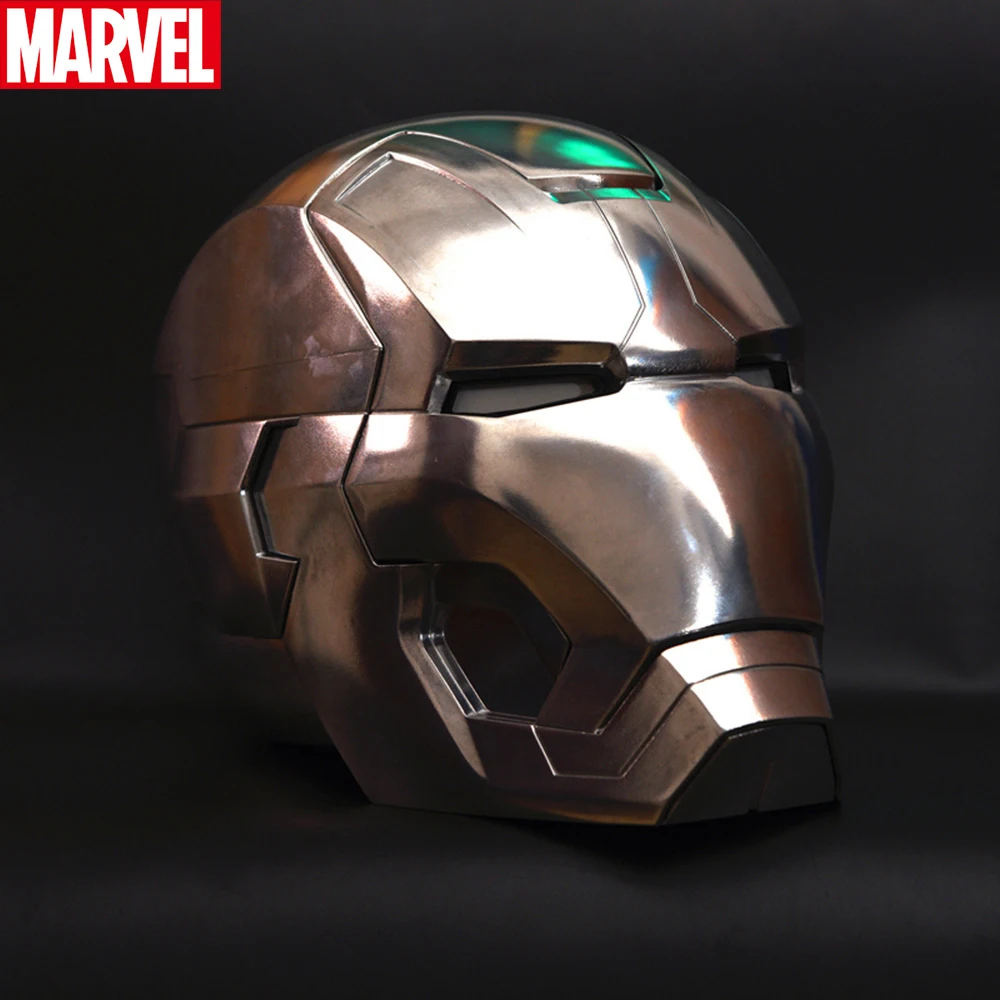 Marvel žehlička muž helma 1:1 MK42 LED lehký nahoře ironman maska manual/electronic superhrdina cosplais helma pro narozeniny vánoce dar
