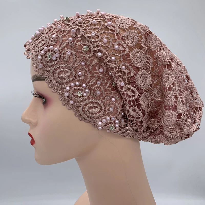 Vestir, Hijabs Internos, Feminino Headwrap Cap, Verão