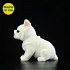 Cream French Bulldog Plush Toy High Fidelity Dogs Plushie Pit Bull Peluche Lifelike Stuffed Animals Simulation Doll Toy Kids 4