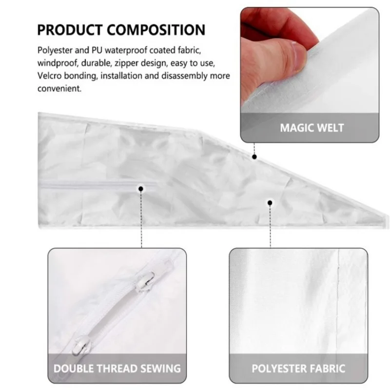 Sliding Doors Windows Seals Wind Seals Mobile Air Conditioning Sealing Mobile Air Conditioning Baffles Soft Cloth Accessories 4