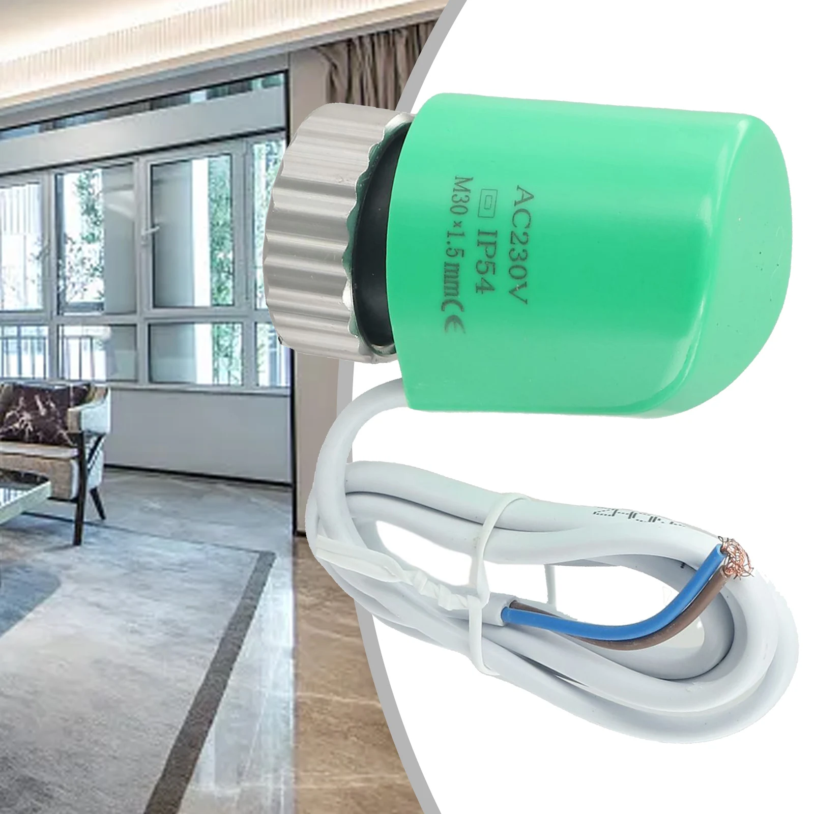 

Easy Control AC230V Electric Thermal Actuator for Floor Heating Radiator Valve Stable Performance Quick Installation