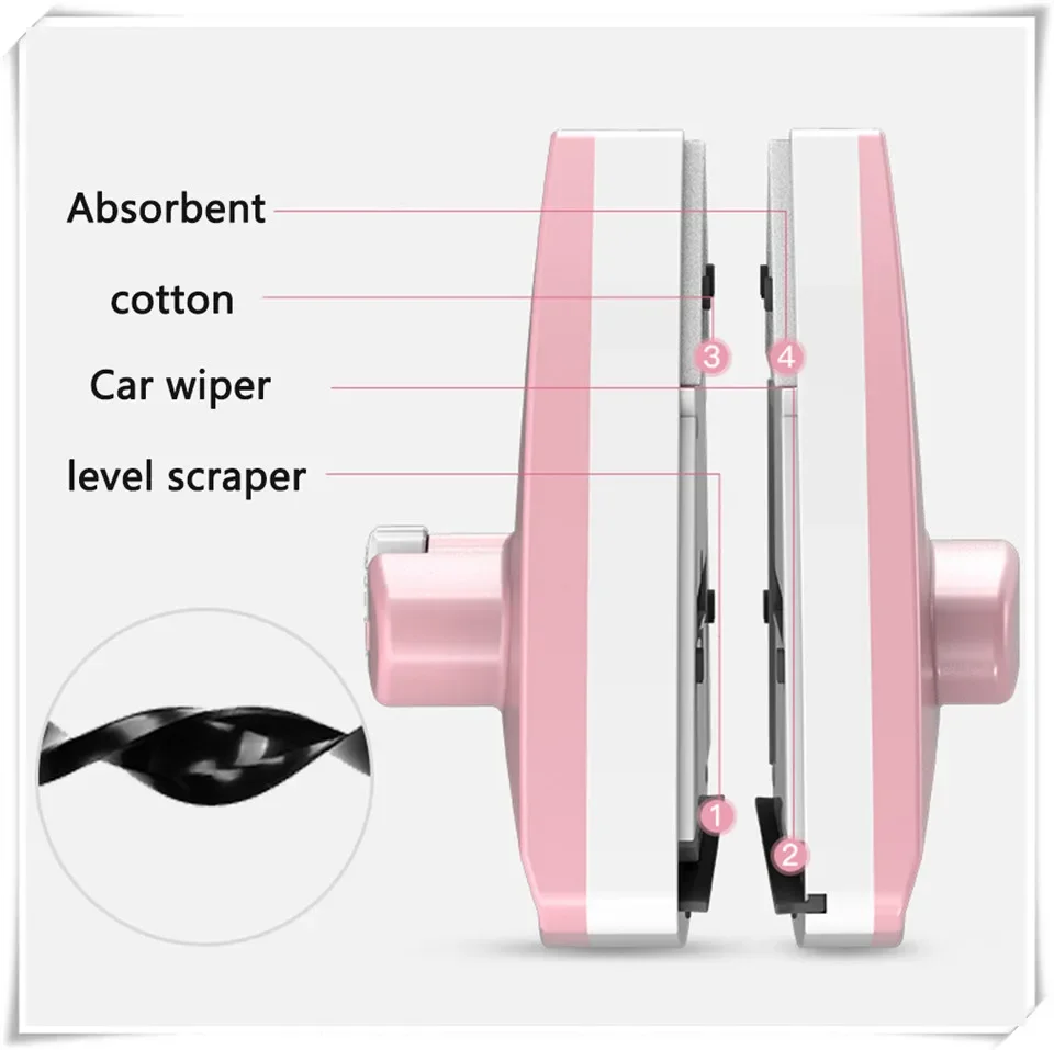 Window Cleaner Tools Magnetic Window Wiper Household Glass Brush Double Side Magnetic Cleaning Brush Tool Washer