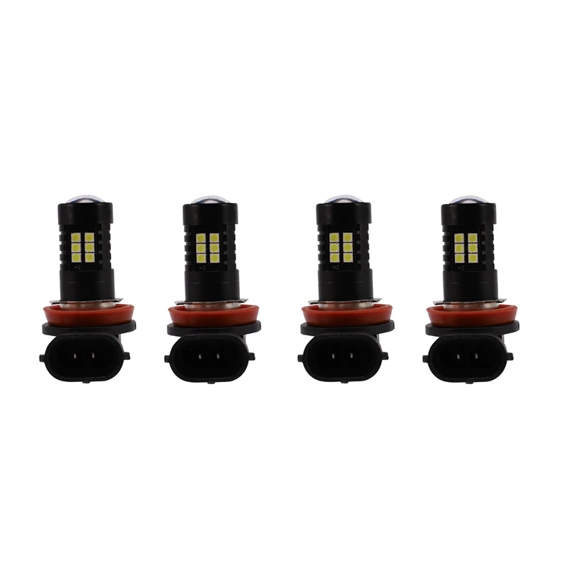 

4X Canbus H8 3030 21Smd LED Drl Daytime Running Fog Light Bulbs For Skoda Superb