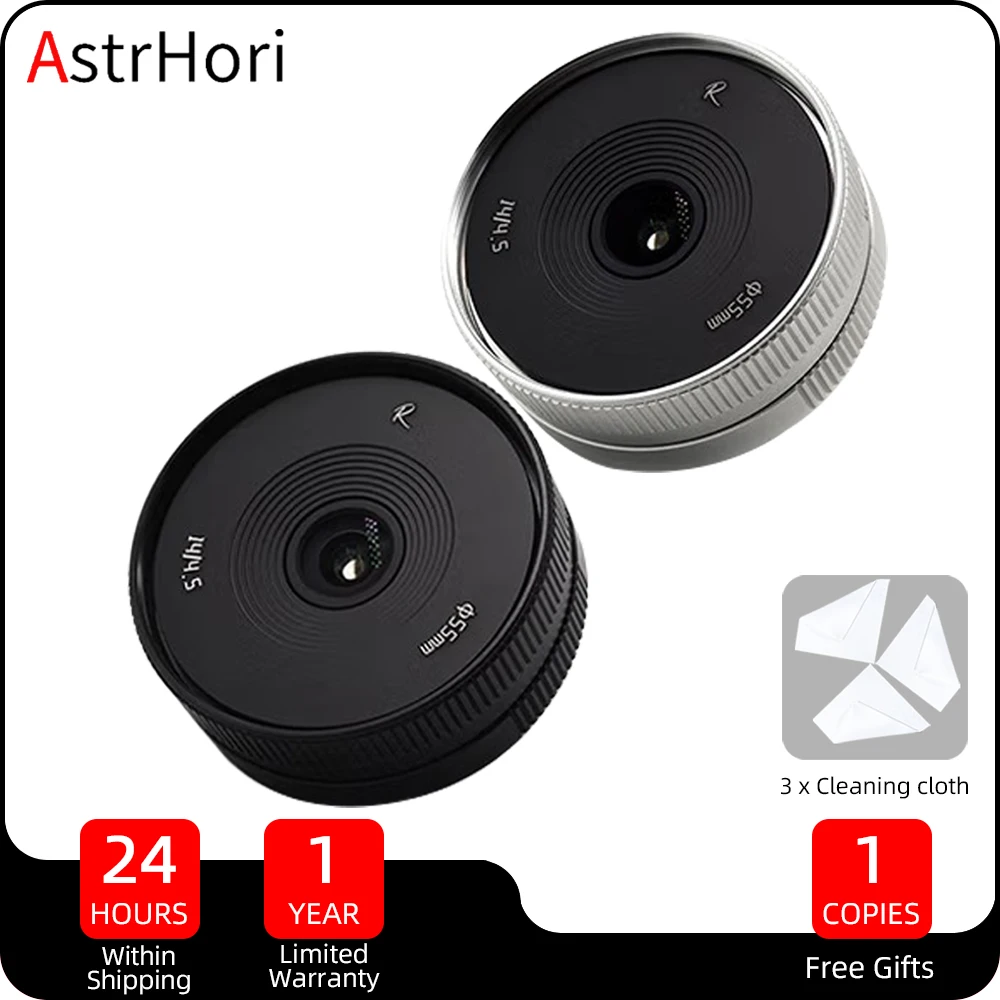 

AstrHori 14mm F4.5 APS-C Ultra Wide Angle Manual Focus Prime Lens for Sony E Canon EOS M Fuji X Nikon Z M4/3 Mount