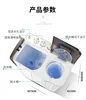 Semi-automatic double barrel mini washing machine. Large capacity. Household. For rent. Small & pulsator. 6