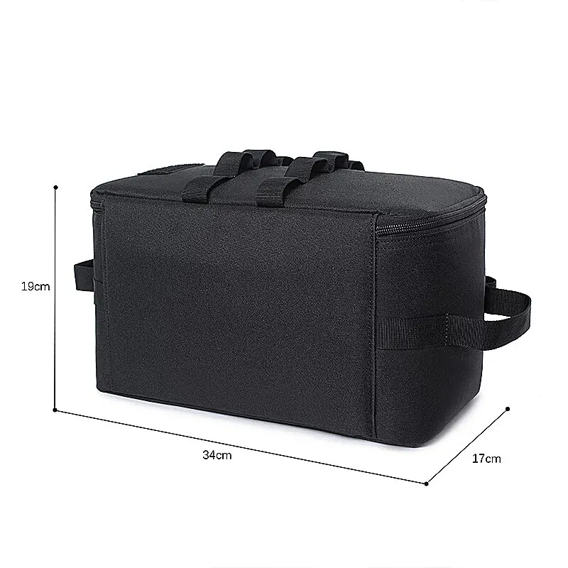 Outdoor Camping Gas Tank Storage Bag Large Capacity Ground Nail Tool Bag Gas Canister Picnic Cookware Utensils Kit tool bags camping storage bag