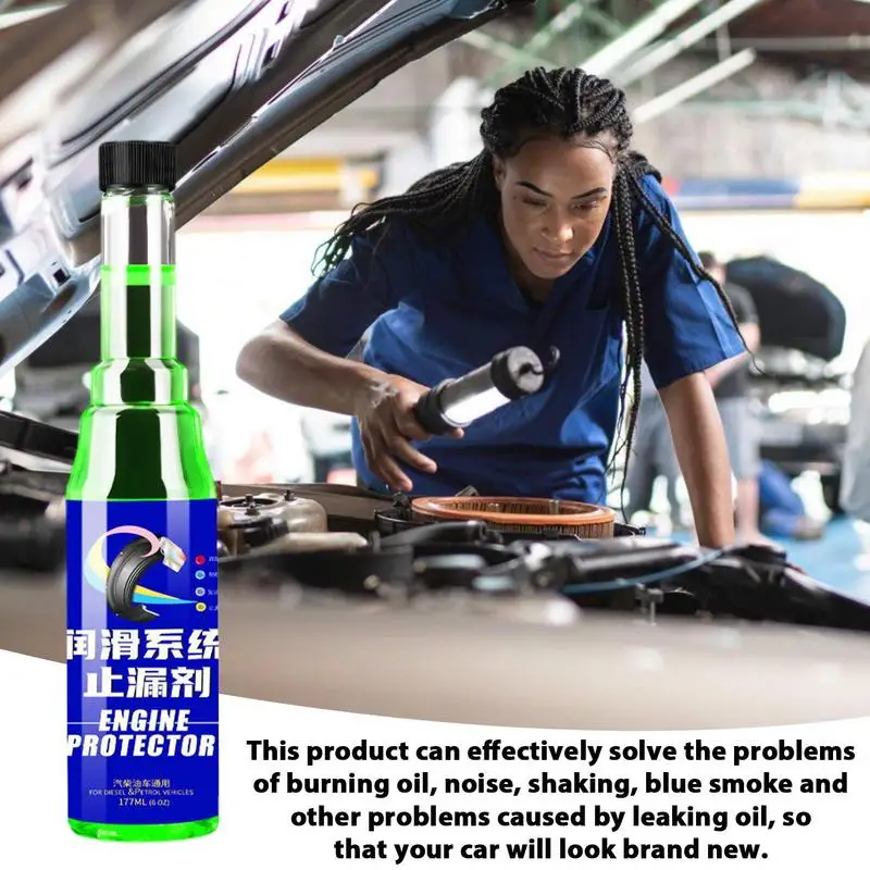 Engine Oil Leak Sealer Professional Leak-Proof Engine Oil Additive Seal Activator Leak Stop Agent Universal For Car Engines