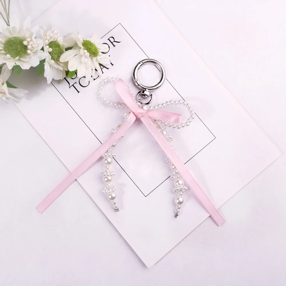 Qsvbeeqj Élégant Porte-clés Avec Perles D'inspiration
