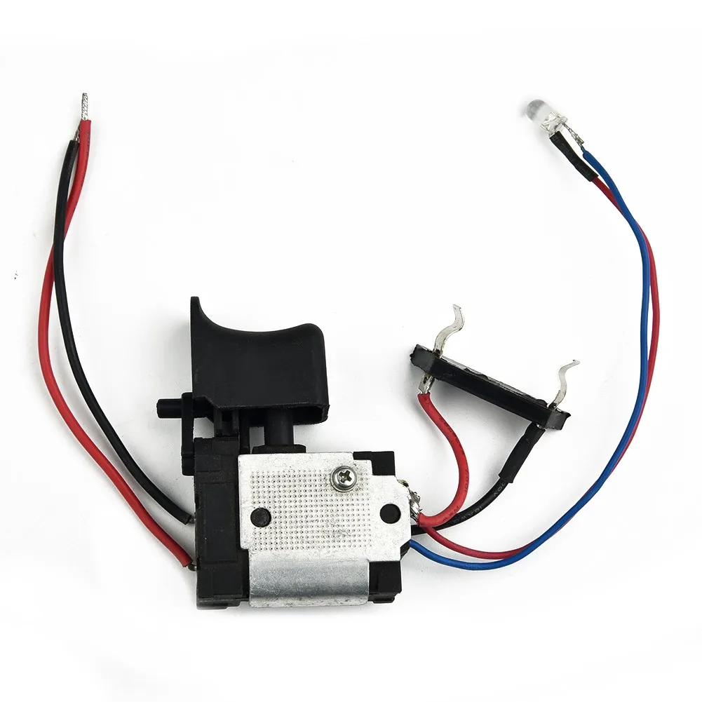 Electric Drill Switch Replacement, Powerful Speed Control, Black Color, Plastic And Metal Material, Model FA2 16/1WEK