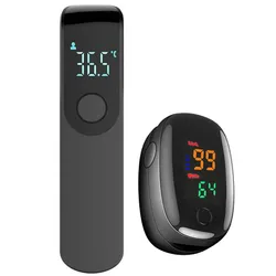 Advanced Non-Contact Infrared Thermometer with Oximeter (Mode 4)
