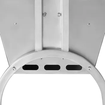 Rotisserie Grill with Hooded Cover, BBQ Whole Pig Lamb Goat Charcoal Spit Grill, 46 Inch 132Lbs Capacity, Electric 52W Motor St 3