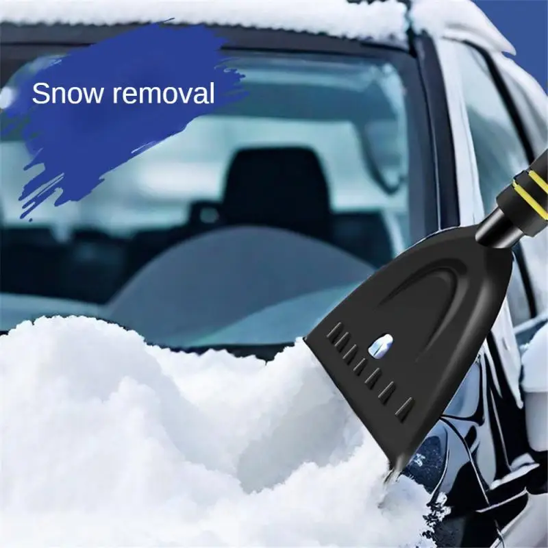 Car Snow Scraper Sweeping Shovel For Winter With EVA Foam Handle Auto Cleaning Brush Ice Scraper Remover Auto Windshield
