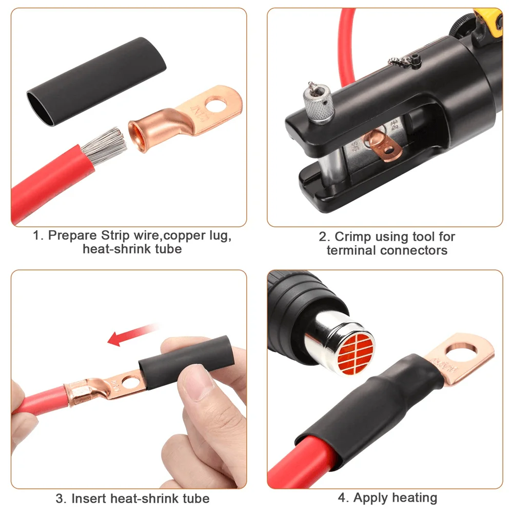 bare copper cable lugs ilho conectores anel 05