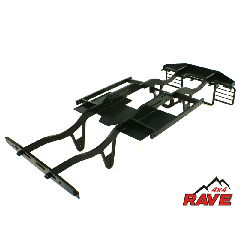LESU 1/10 Metall Crawler Auto Chassis Schiene Rahmen Stoßstange D90 Für RC Geländewagen Modell DIY Spielzeug Autos Zubehör TH17932 – Detail 7