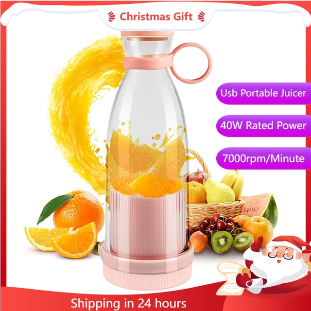 Portable Blender Bottle Mixeur Juicers To Go Bottle Exprimidores Electric  Wireless Licuadora Potatil Fresh Fruit Mixeur Machine - AliExpress