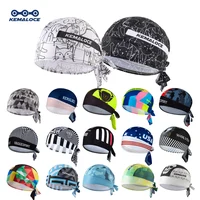 KAMALOCE UV Protection Cycling Cap Team Men Summer Full Sublimation MTB Bike Scarf White Cartoon Cat Bicycle Hat Cycle Bandana 1