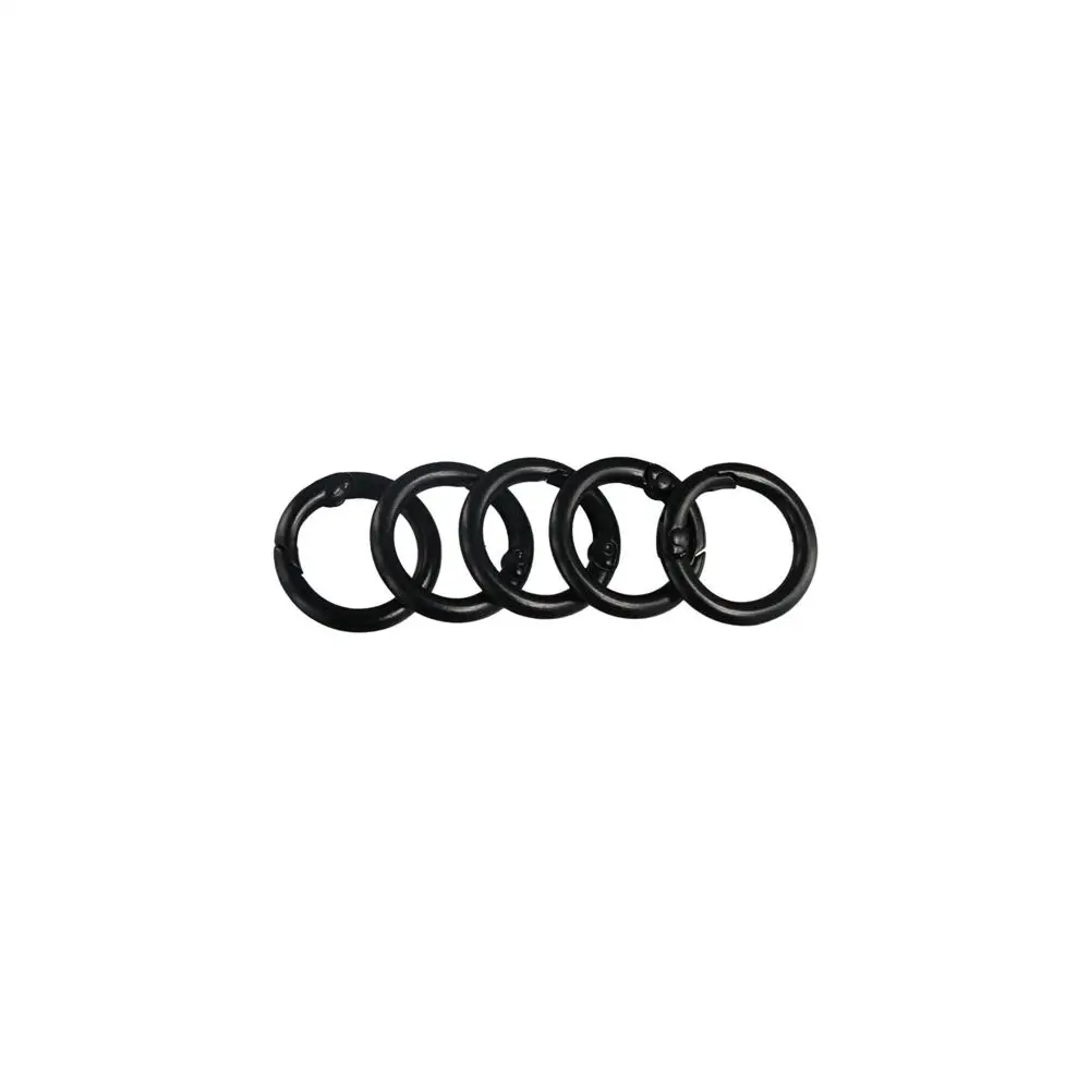 5 Pcs DIY 25mm O Ring Keychain Clips Colorful Metal Openable Round Carabiner Durable Spring Clasp Jewelry 2