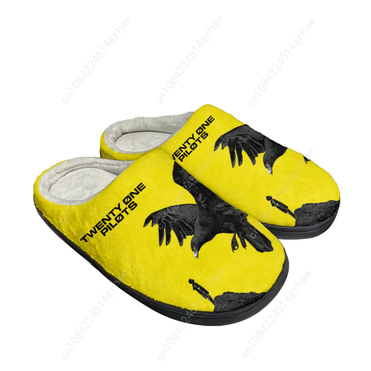 T-Twenty Home Cotton Custom Slippers Mens Womens O-One P-Pilots Sandals Plush Bedroom Keep Warm Shoe Thermal Slipper Pop Rock