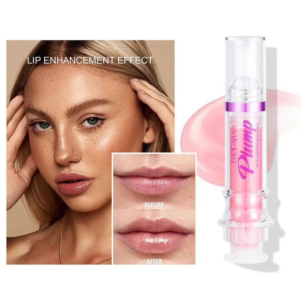 

Mirror Lip Plumping Booster Sexy Plumper Glitter Red Waterproof Lip Liquid Tube Lipstick Gloss Oil Nude Lipgloss Moisturize B0R3
