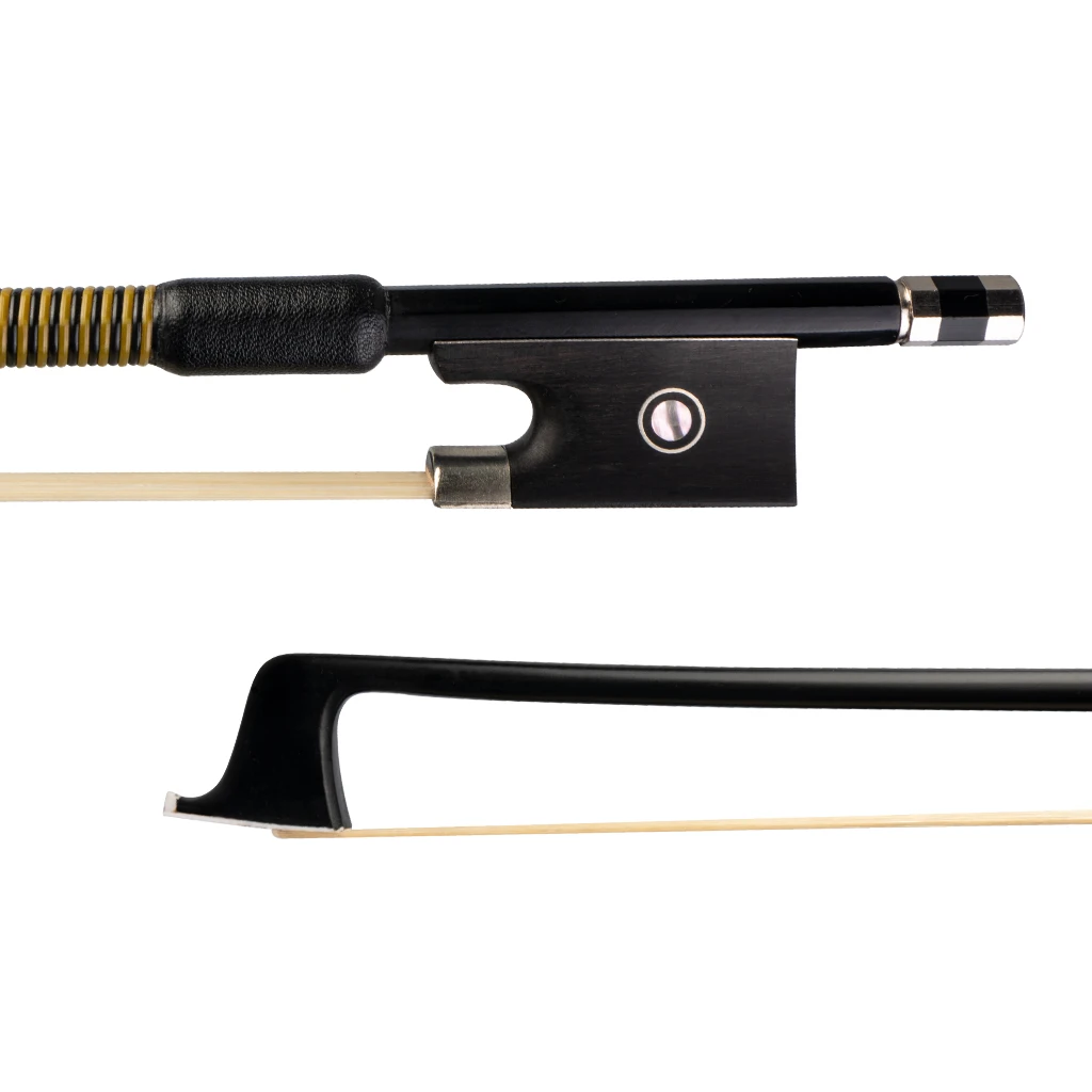 4/4 Carbon Fiber Violin Bow Hand Crafted By Professional Violin Bow Maker Strong Stiff Well Balanced For Violinists Fiddlers