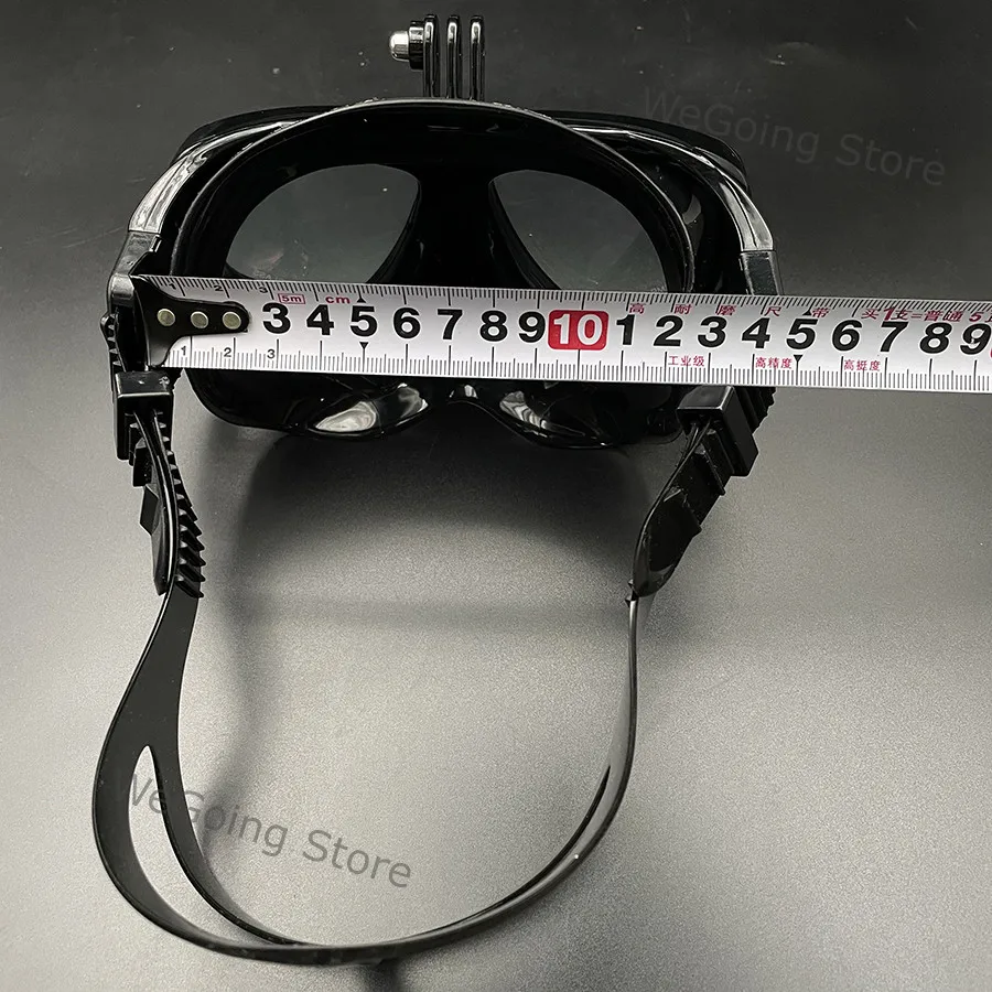 Professional Gopro Scuba Diving Mask with Camera Support Mirror Coating Lens Silicone Swimming Mask Pack In EVA Zipper Box snorkeling diving mask diving mask diving goggles