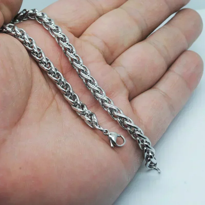 Stainless Steel Bracelet Men Women Chunky Cable Chain Bangles Fashion Edgy Girls Boys Jewelry 2023 New - Image 6