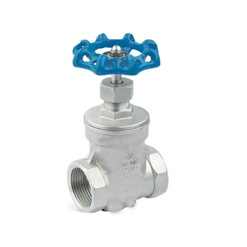 Z15W-16P 304 Stainless Steel High Temperature Female Gate Valve Steam Gate Valve 1/2" 3/4" 1" Inch