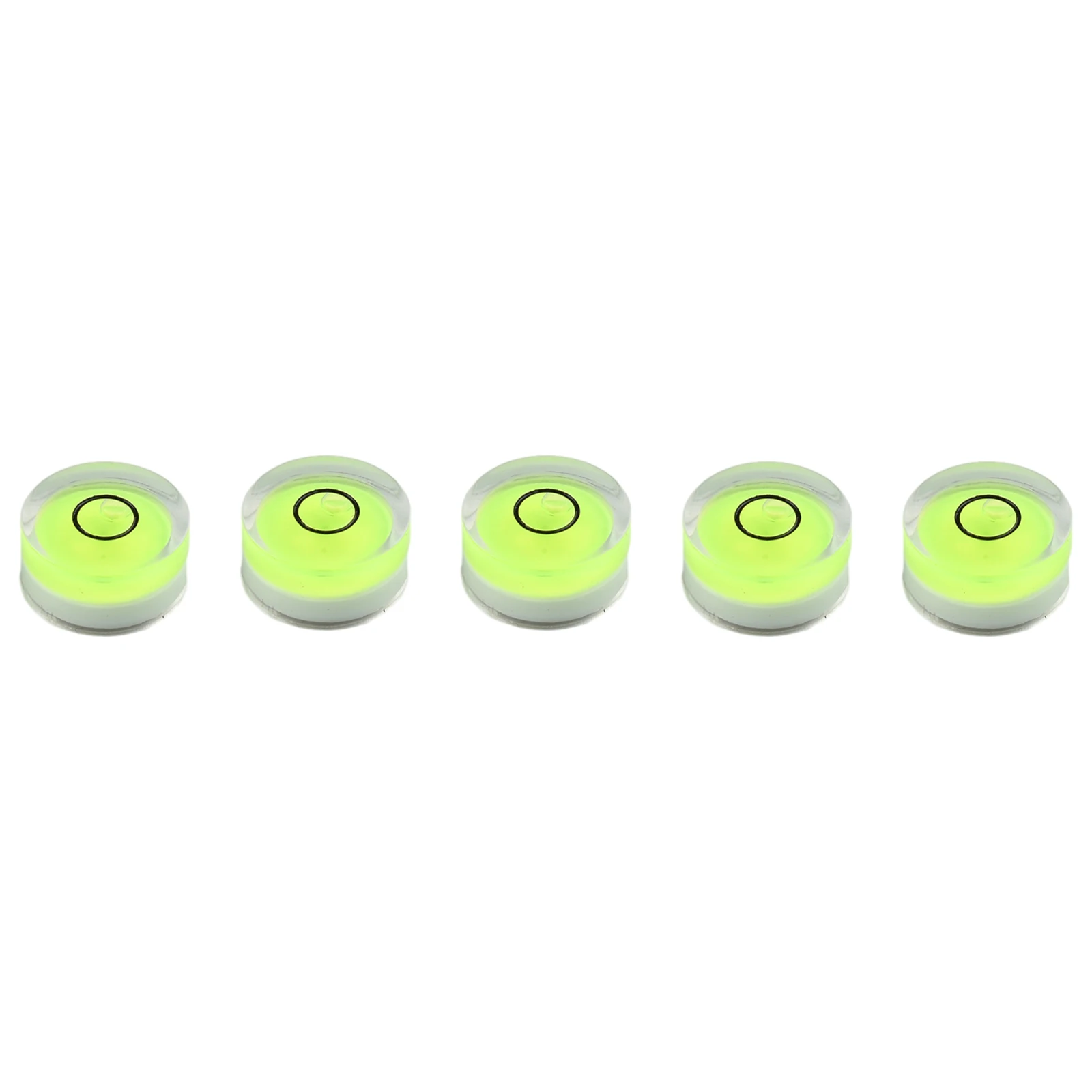 5pcs Mini Round Accuracy Bubble Level Bullseye Instrument Horizontal Precision Bubble Level Measuring Tool