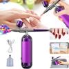 Rechargeable Airbrush with Compressor Portable Nail Art Air Brush Includes Spray Gun Tools for Nail Art Makeup Painting 1