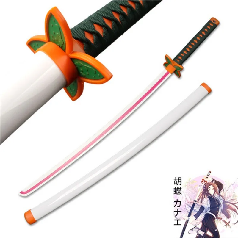 80cm Cosplay Anime Kimetsu No Yaiba Katana Weapon Original Demon Slayer  Sword Orange Rengoku Kyoujurou Kyoujurou Tanjirou Swords - Swords -  AliExpress