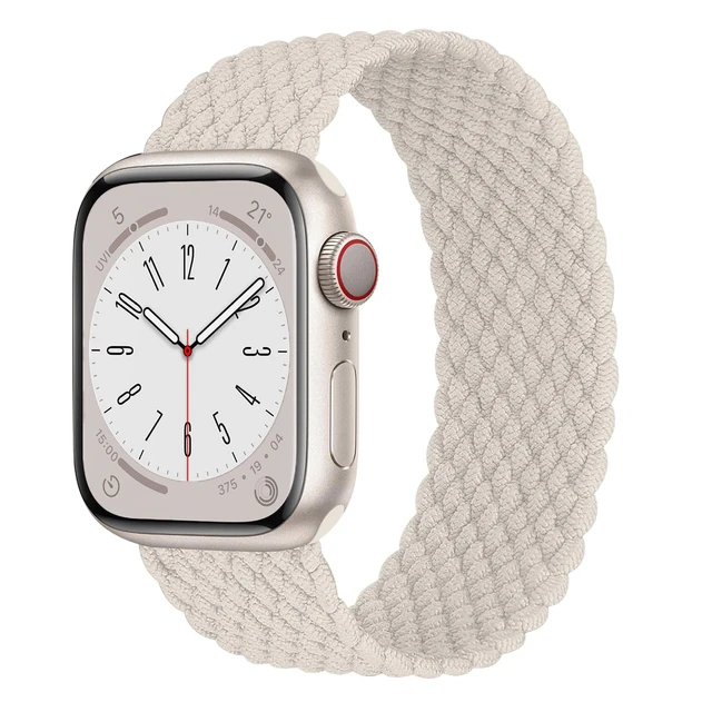 Apple Watch Bracelet 45 Mm Series 7 Elastic - Loop Apple Watch Band 44mm  40mm 45mm - Aliexpress