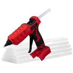 Cordless Hot Glue Gun for Milwaukee 18V Battery Use 11mm Glue Sticks DIY Electric Heat Repair Tool Christmas Gifts(NO BATTERY)