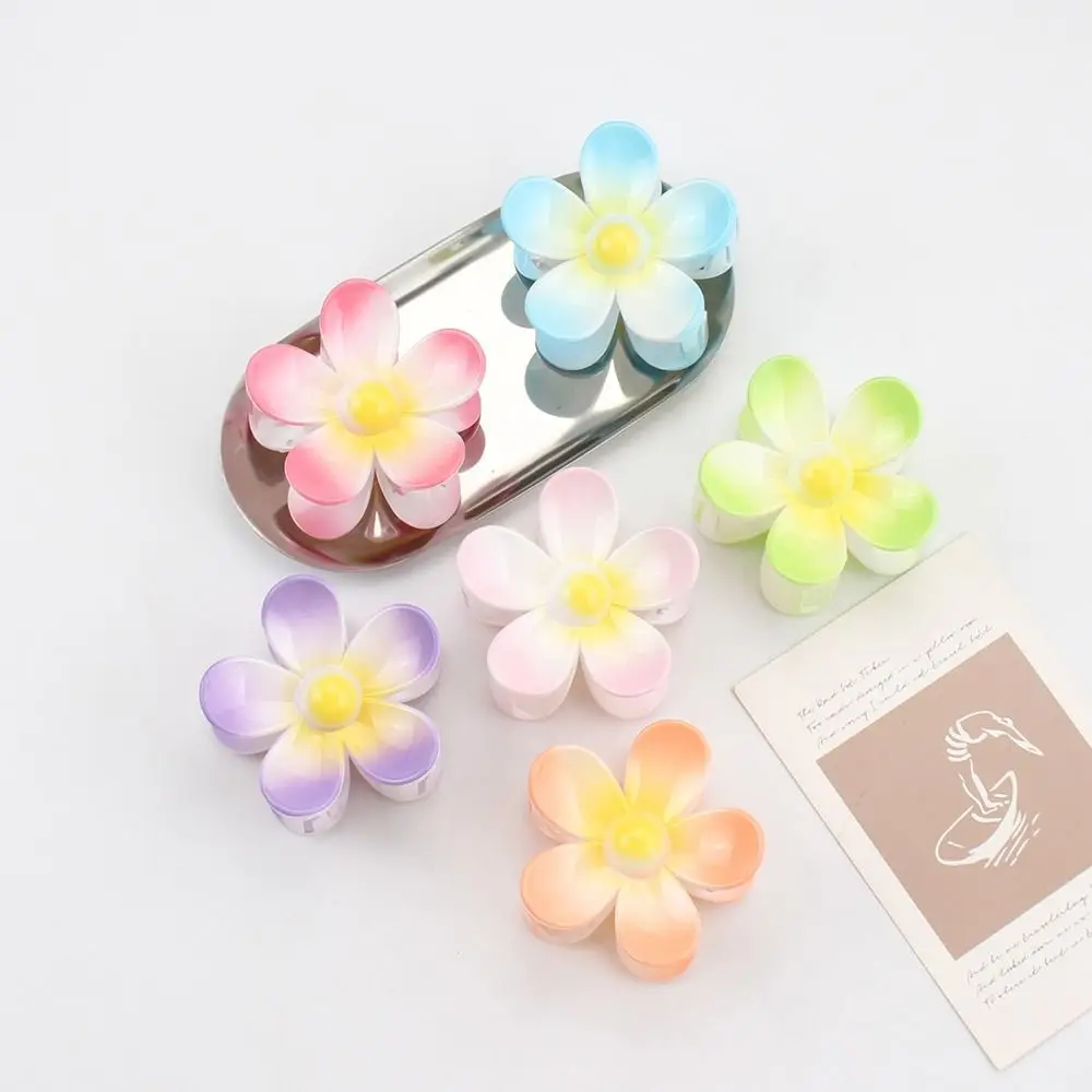 

Headwear Shark Clip Gradient Color Headdress Hair Accessories Korean Style Hair Clip Flower Hair Claw Crab Clip