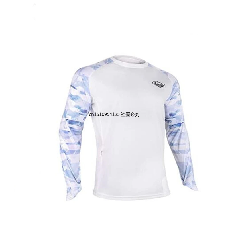 Camiseta de manga larga para hombre, camisetas de pesca de secado rápido, tendencia informal, Bassdash UPF 50| | - AliExpress