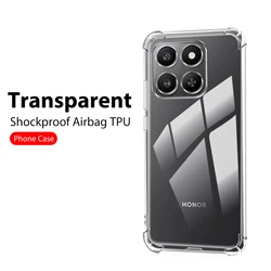 Ultra - Clear Soft TPU Silicone Anti - Shock Case for Honor 400 Smart (Clear)