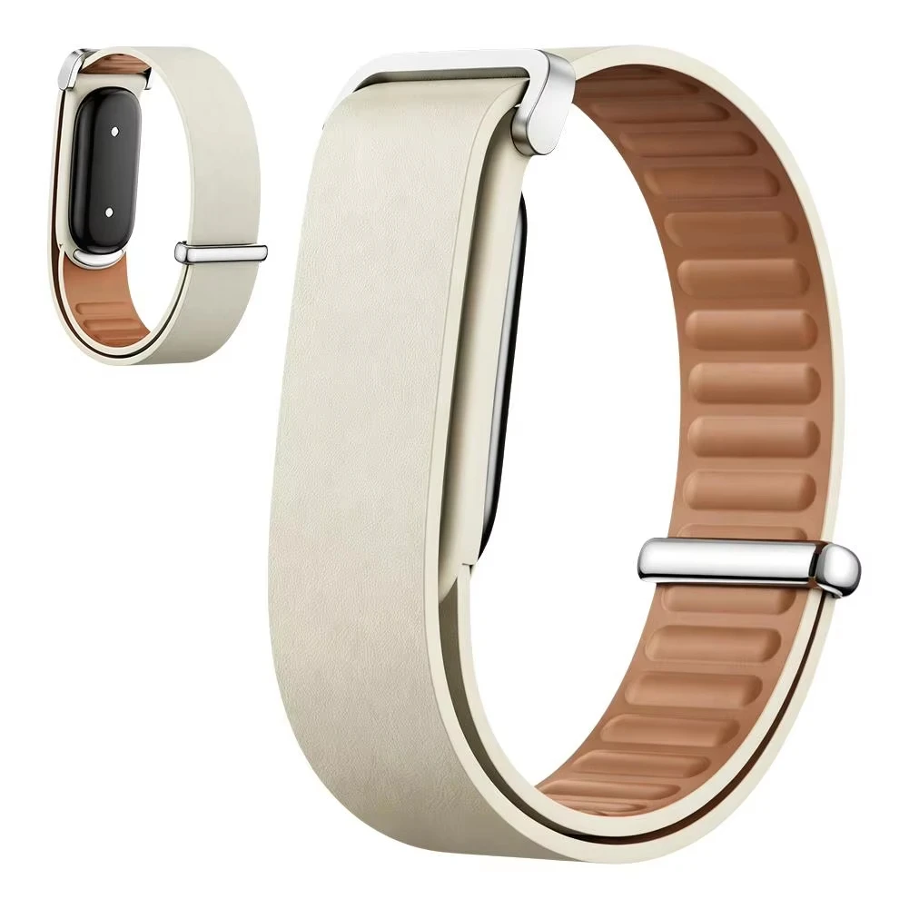 Premium PU Leather Loop Strap – Adjustable, Comfortable Replacement Band for Smartwatch