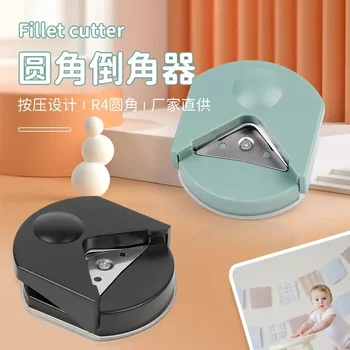 Taglierina e Arrotondatrice Portatile per Carta, Smussatore per Biglietti da Visita, per Pellicole in PVC e Plastica