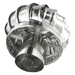 Rotating Chimney Cowl Cap Enhances Air Extraction Protects Flues And Ventilation Pipes Durable Stainless Steel Construction