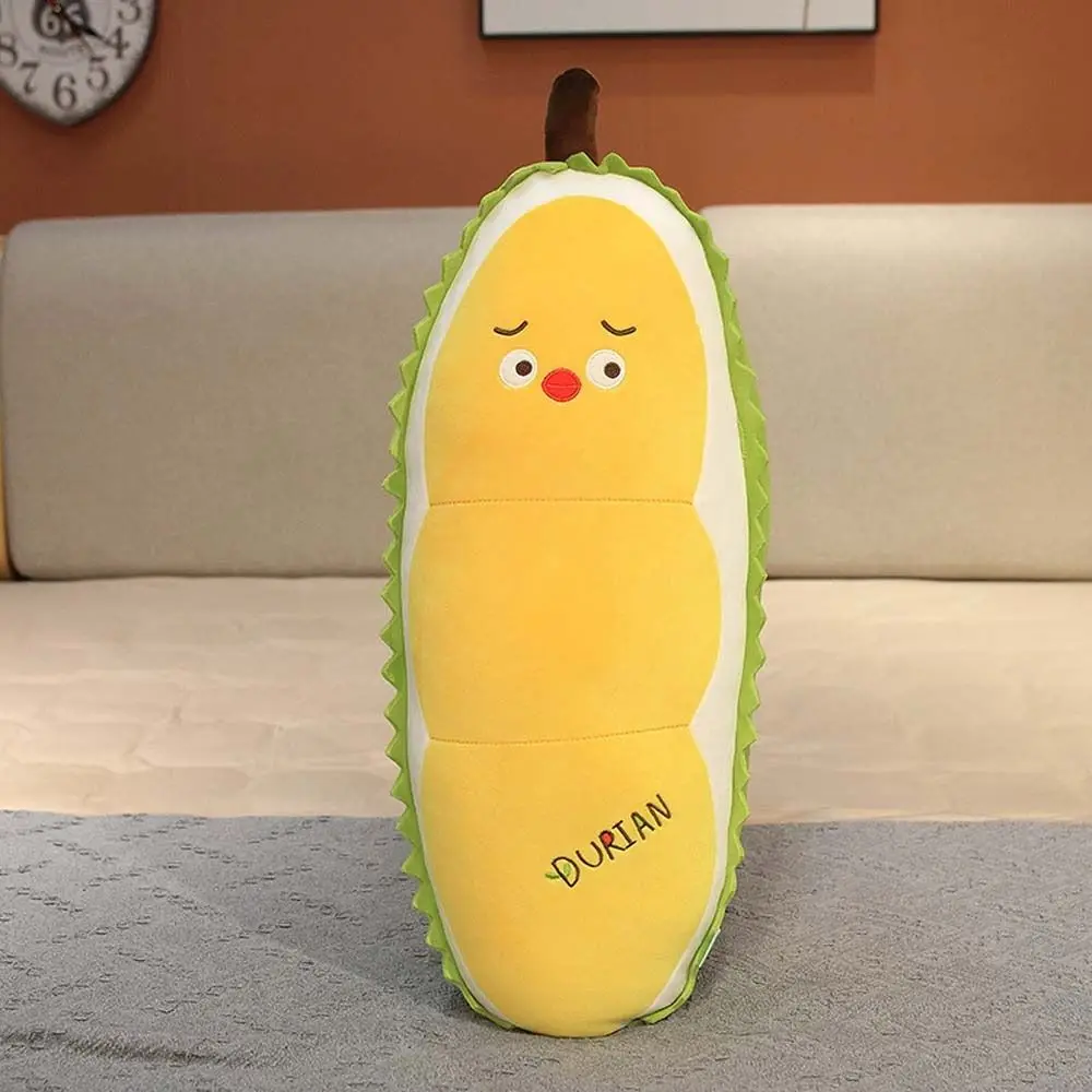 장식 쿠션 두리안 노란 병아리 재미있는 음식 인형 과일 봉제인형 두리안 봉제인형