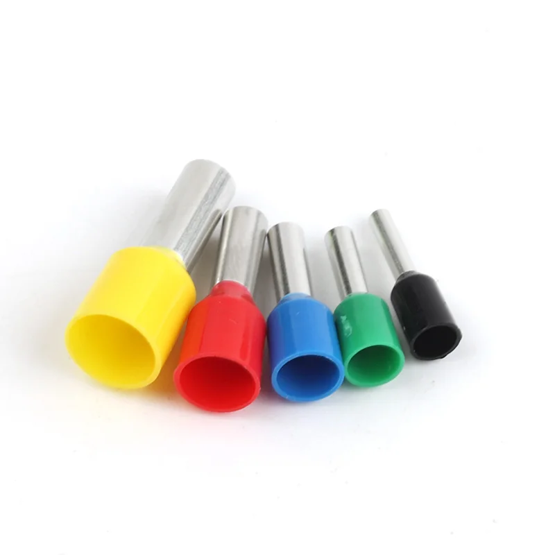 VE Tube Terminal Kits 200-1900PCS VE Tube Terminal Kits Quick Wiring Insulated Ferrule Crimp Terminals Boxed Set Wire Cable Connector A/B Type 300V