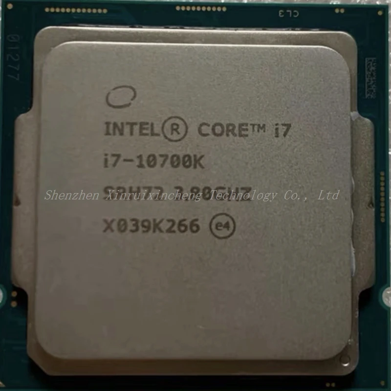 

Intel Core i7-10700K i7 10700K 3.8GHz Eight-Core 16-Thread CPU Processor L2=2M L3=16M 125W LGA 1200 DDR4 Desktop Processador