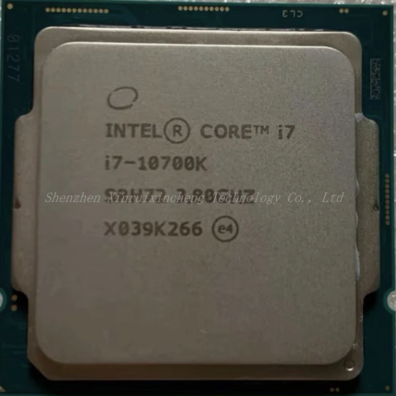 Processore Cpu Intel Core I7-10700K I7 10700K 3.8Ghz A Otto Core 16 Thread L2 = 2M L3 = 16M 125W Lga 1200 Ddr4 Processore Desktop