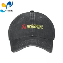 

Akrapovic Denim Baseball cap Snapback Hats Autumn Summer Hat for Men Women Caps Casquette hats